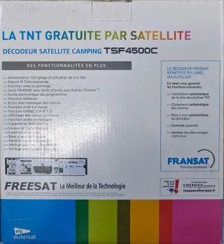 Fransat TSF4500C Décodeur Satellite Mobile