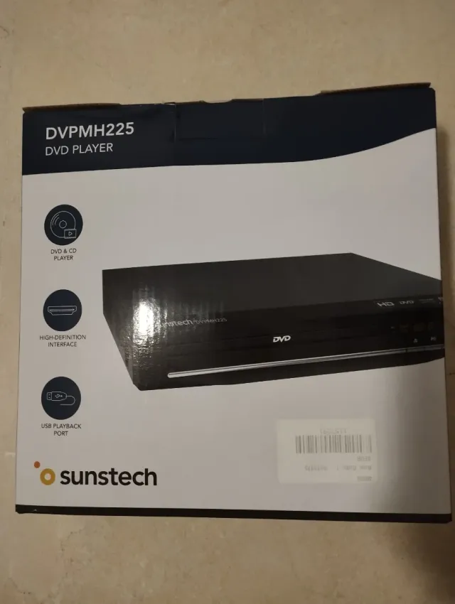 Reproductor DVD Sunstech DVPMH225