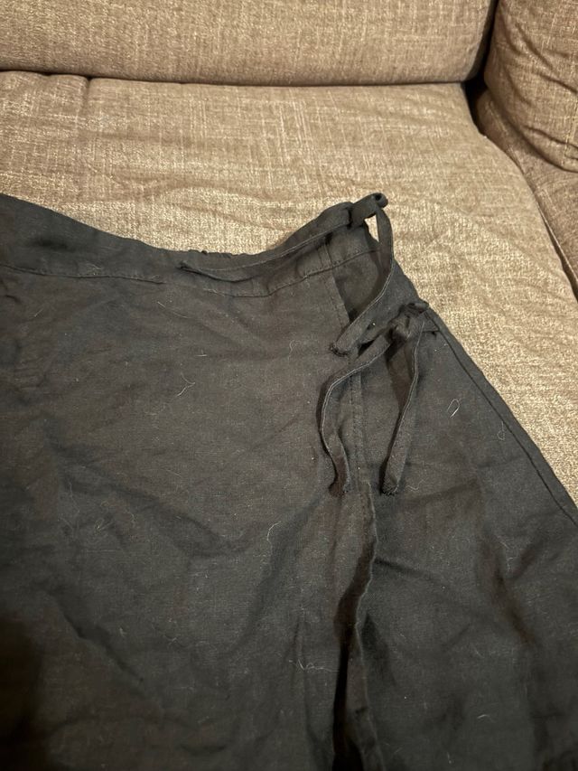 Falda pantalón negra