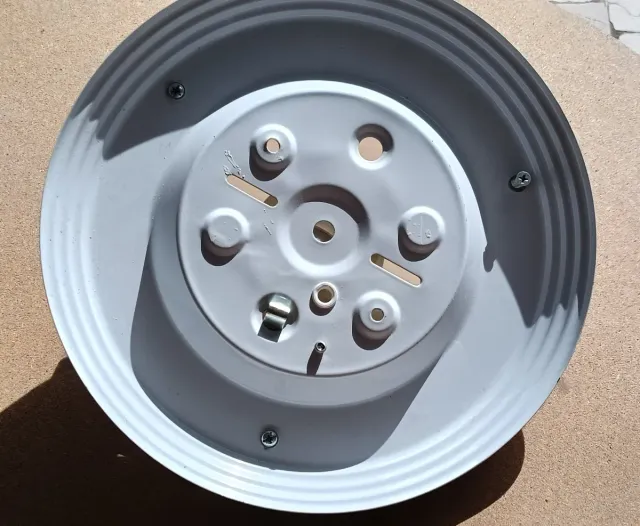 Lâmpada de Teto Vintage em Metal e Cristal NOVA