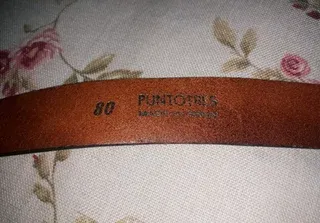 Cinturón de cuero mujer