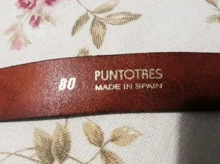 Cinturón de cuero mujer