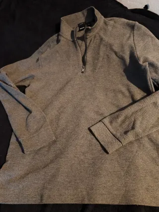 Jersey BOSS gris talla L