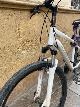 Bicicleta de montaña ST 100 Rockrider Blanca