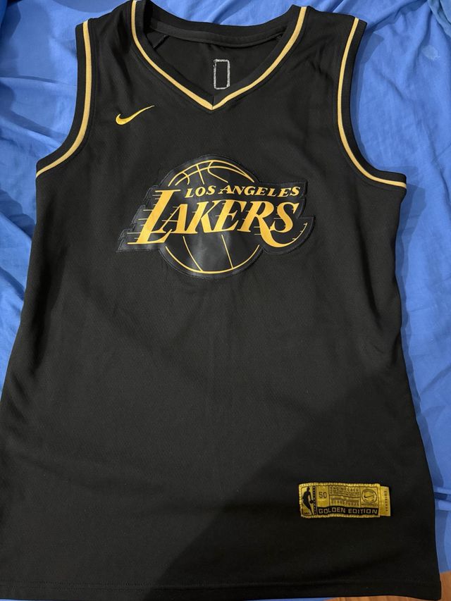 Camiseta Lakers Black Mamba Edición Dorada