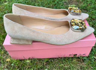 Zapatos Alma en Pena Talla 39 Piel Beige