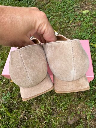 Zapatos Alma en Pena Talla 39 Piel Beige