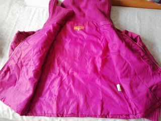 Cazadora FUCSIA guateada "NICOLAS" Cuello alto