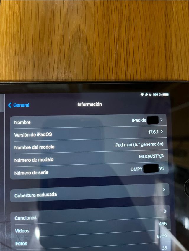 iPad mini 5 Space Gray