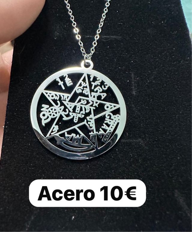 Colgante Acero Tetragrámaton Limpio