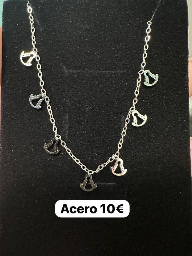 Colgante Virgen del Rocío Acero X3