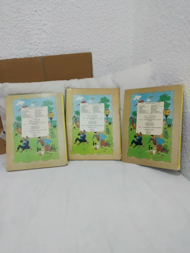 Lote 3 Livros Tintin Hergé Vintage