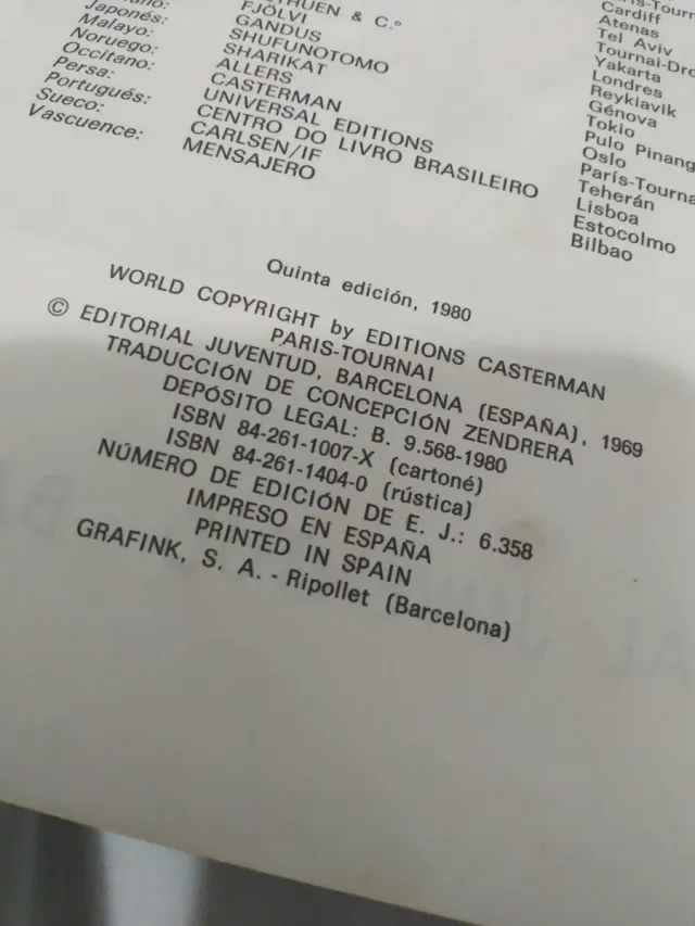 Lote 3 Livros Tintin Hergé Vintage