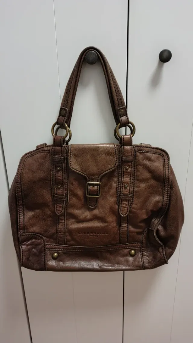 Bolso Piel Liebeskind Berlin Marrón.