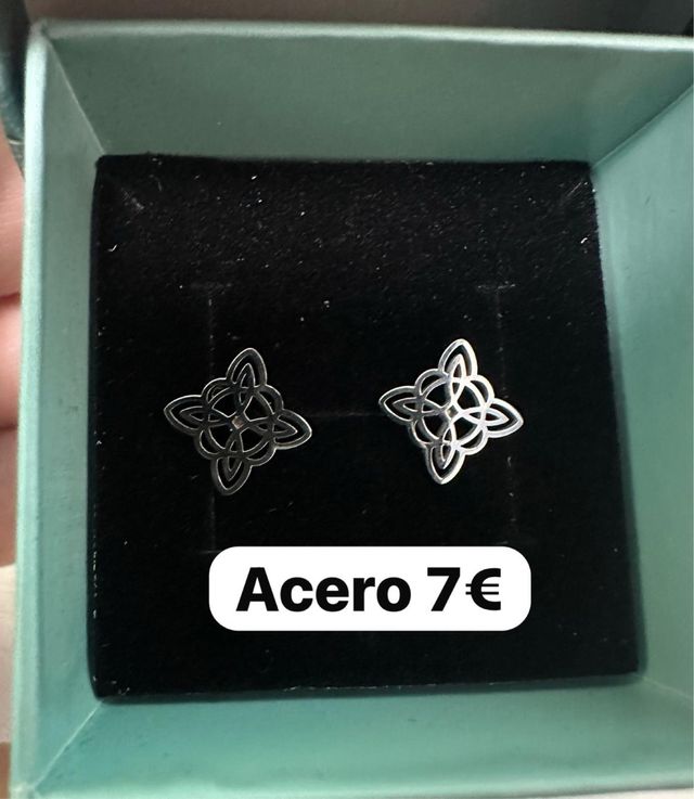 Pendientes Nudo de Brujas Acero