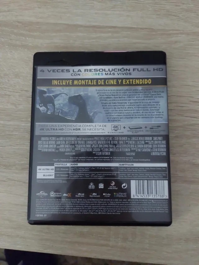 Jurassic World Dominion 4K UHD + Blu-ray Edición E