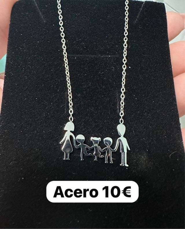 Colgante Acero Familia