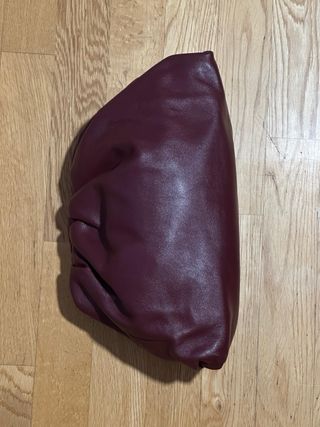 Bolso Bottega Veneta Pouch Cuero Borgoña