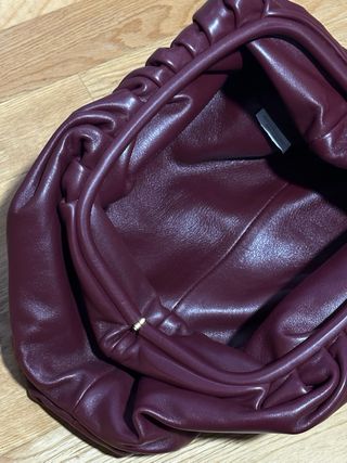 Bolso Bottega Veneta Pouch Cuero Borgoña