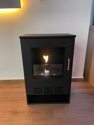 Stufa bioetanolo nera