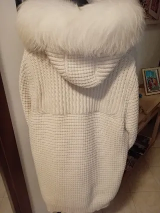 BARK Cappotto Uomo Beige/Bianco Taglia XL