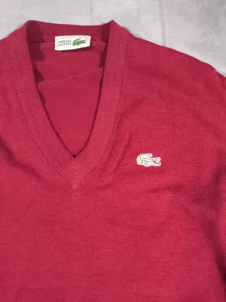 Jersey Lacoste Vintage Rojo