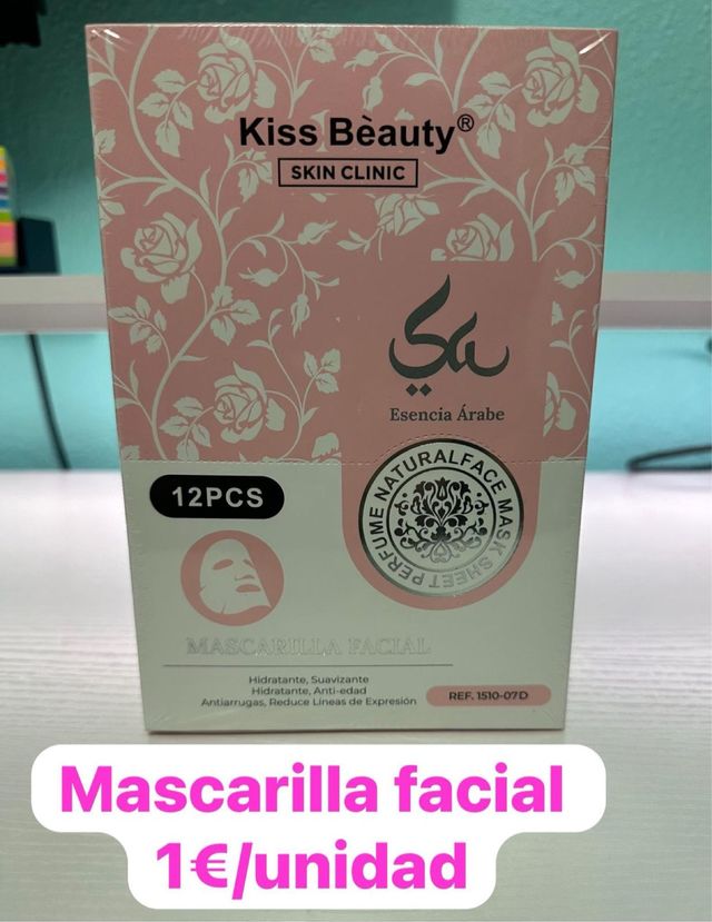Kiss Beauty Mascarilla Facial 12 Unidades