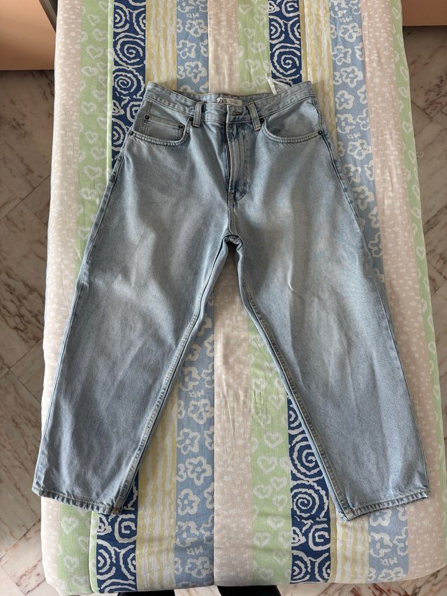 Zara Jeans Palazzo Azzurri