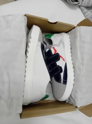 Scarpe Naturino Bambino Velcro Blu/Bianco/Grigio