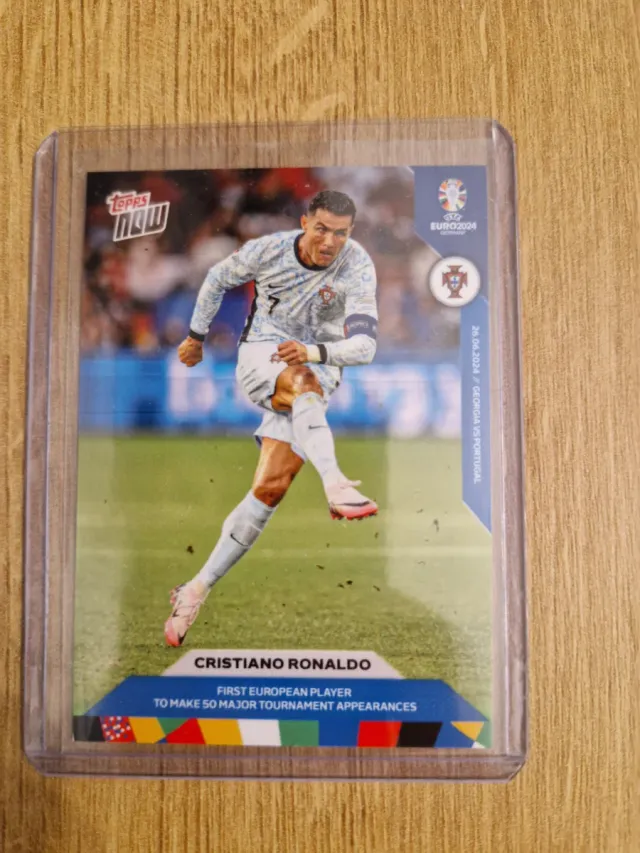Cristiano Ronaldo Topps NOW Euro 2024