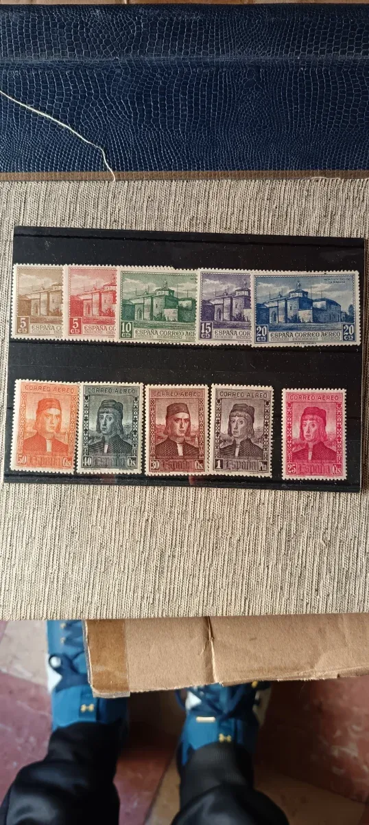 Sellos España Correo Aéreo. Series completas