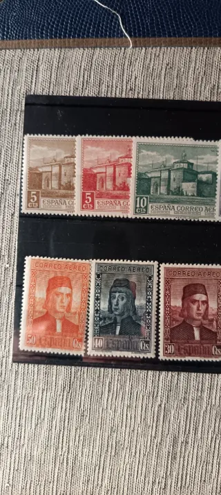 Sellos España Correo Aéreo. Series completas