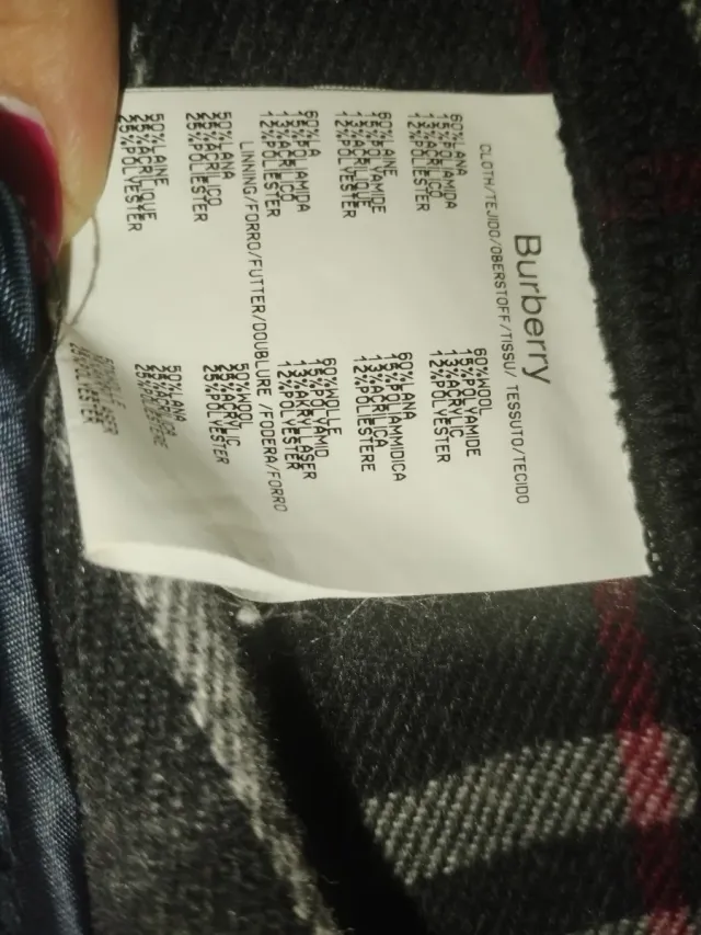 Chaqueta Burberry Azul Marino
