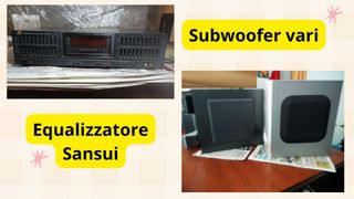 Centralina TV,Casse Sony,Giradischi Technics,altro