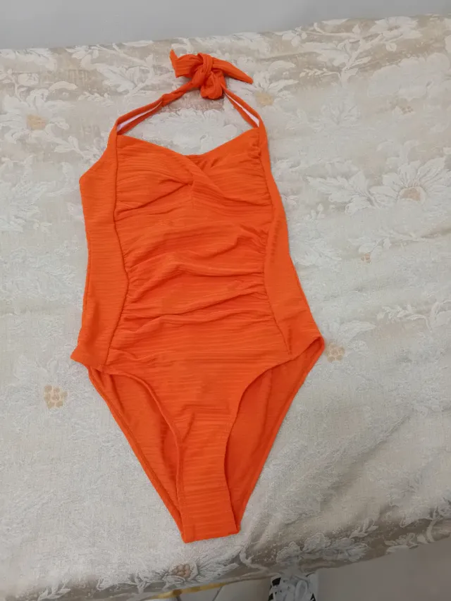 Costume intero arancione donna