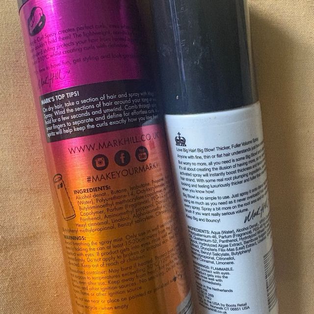 Mark Hill Magic Curl Spray y Big Blow