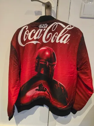 Chaqueta Bomber Star Wars Coca-Cola Roja
