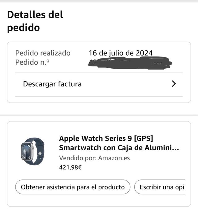 Apple Watch Series 9 45mm GPS - Aluminio Plata