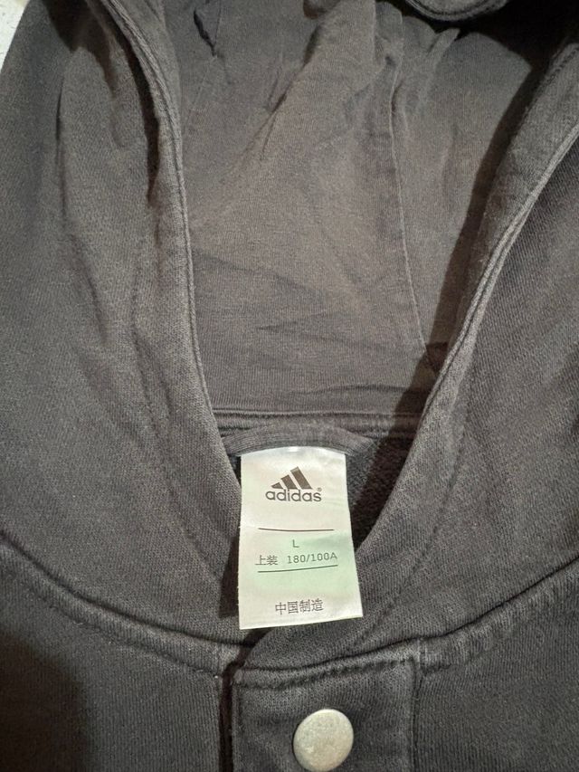 Giacca College Adidas NBA Nera Grigia L vintage