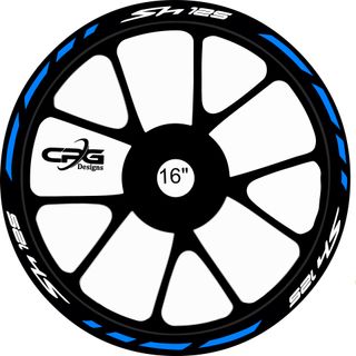 Pegatinas para las 2 llantas SH 125