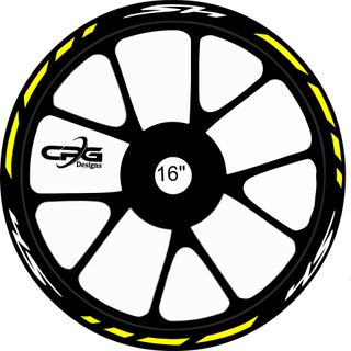 Pegatinas para las 2 llantas de SH