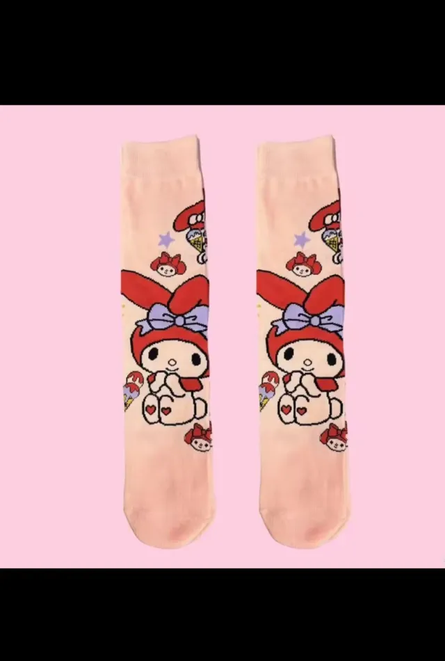 Calcetines divertidos Hello Kitty y amigos
