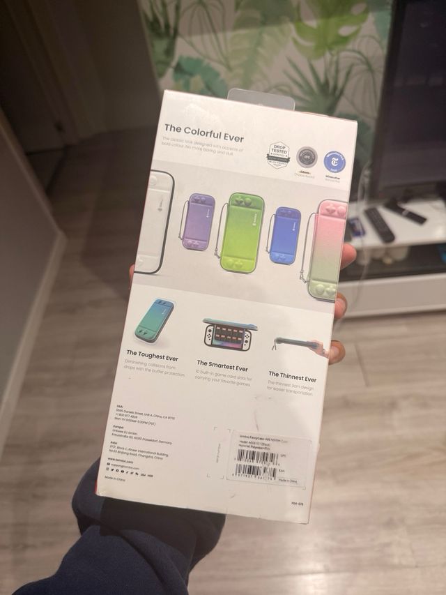 Funda Tomtoc Negra para Switch OLED/Switch