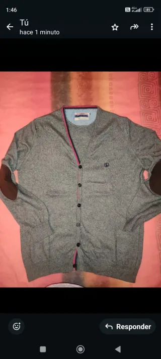 Chaqueta El Ganso Gris con coderas