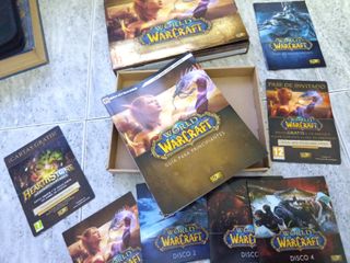 Nintendo Switch OLED caja  + World of Warcraft