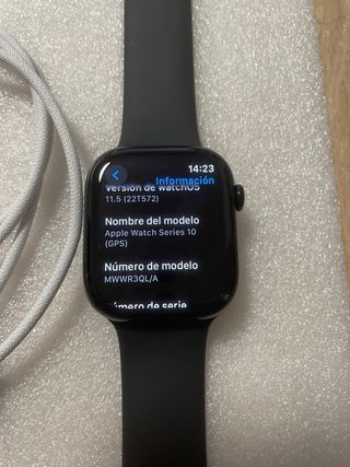 Apple Watch Series 10 Negro 46mm Salud 100% 1