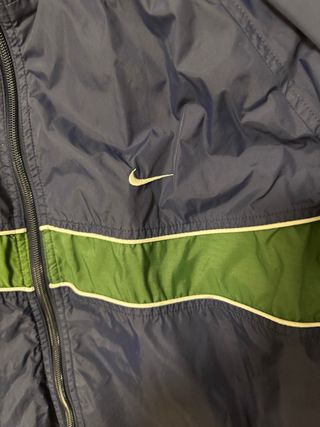 Cortavientos Nike Vintage Azul/Verde