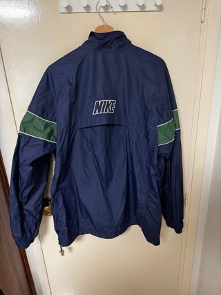 Cortavientos Nike Vintage Azul/Verde