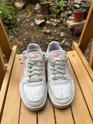 Zapatillas Puma Mujer Blancas y Rosas