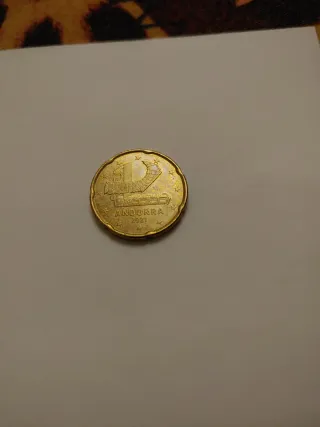 Moneda 1 Céntimo Andorra 2021